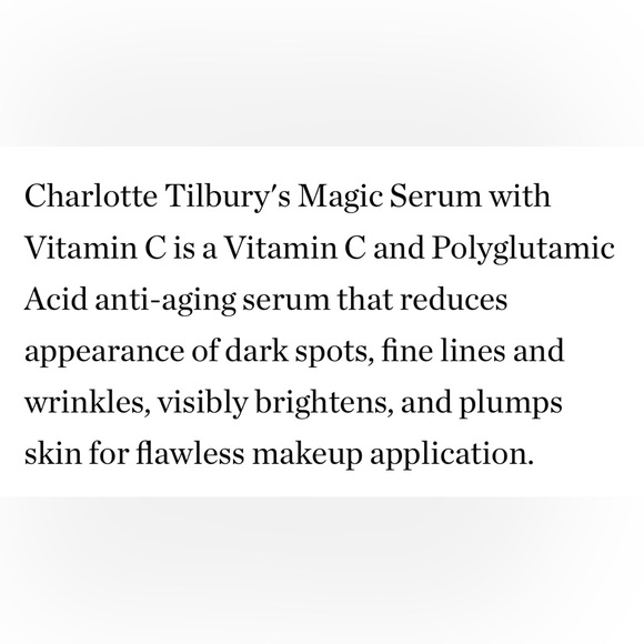 LAST 1! Charlotte Tilbury Magic Serum w/ Vitamin C 2PK 💧 NEW IN BOX - Picture 7 of 10